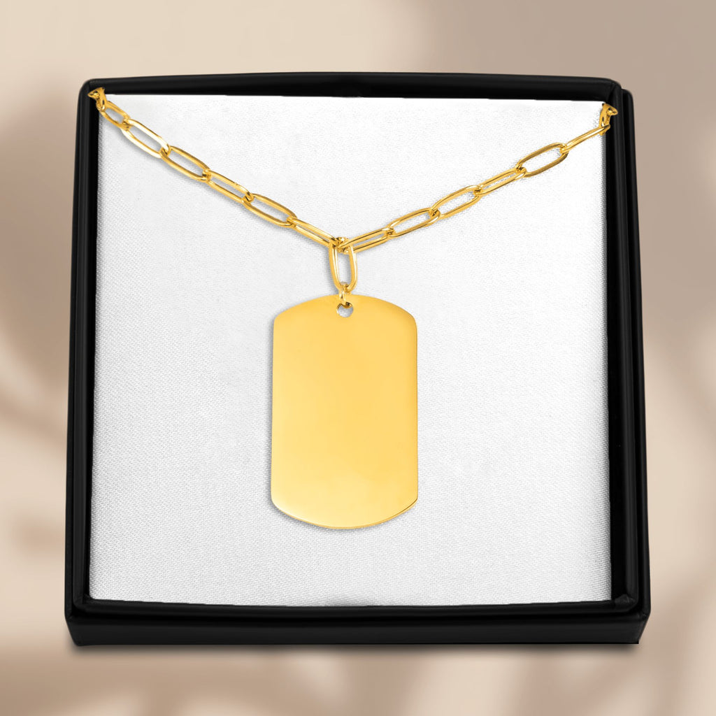 Collier trombone plaque