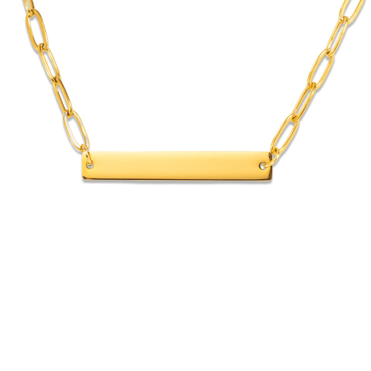Collier trombone barre
