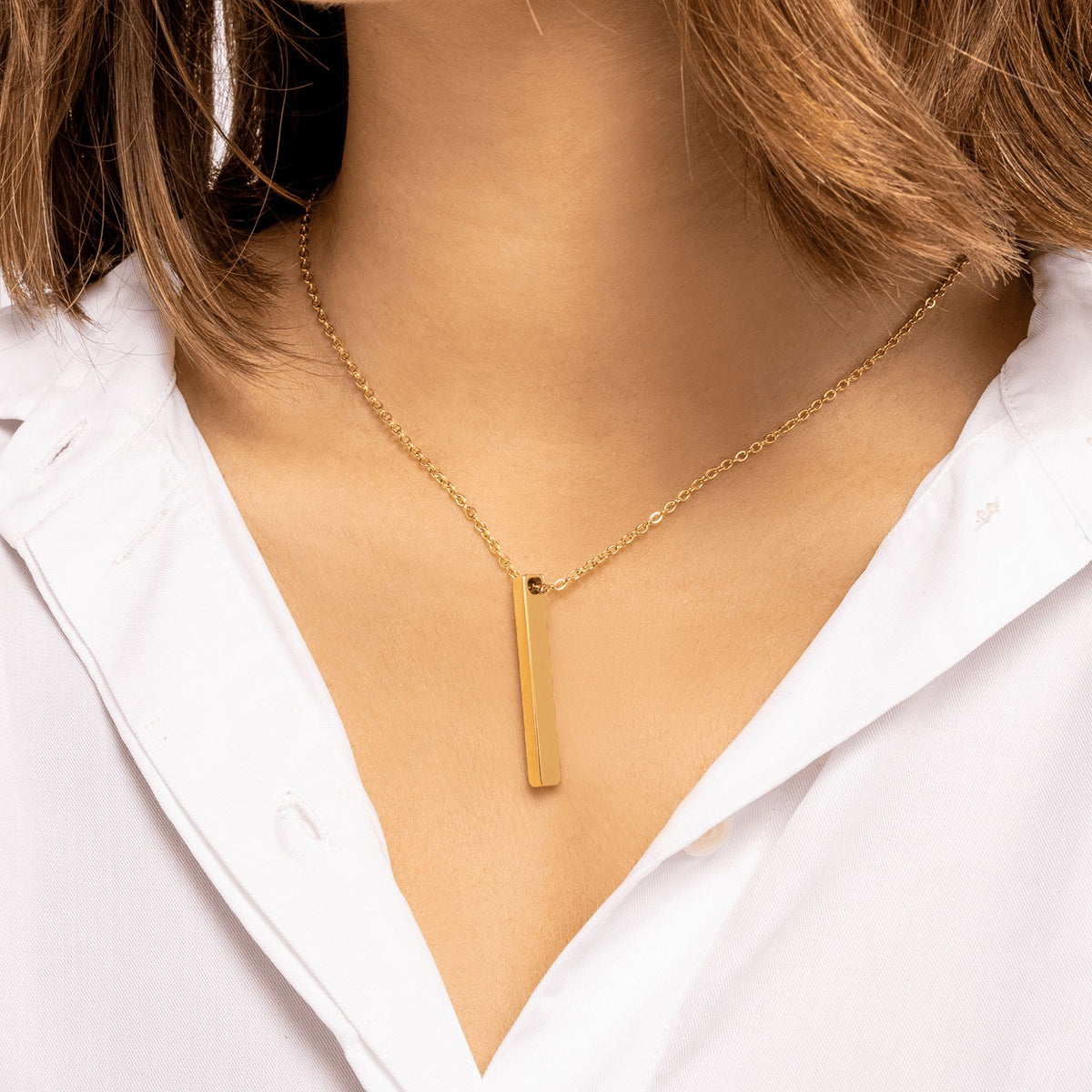 Collier barre 3D