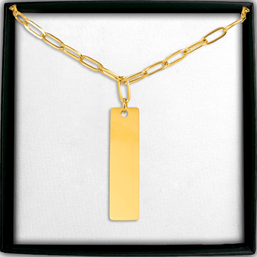 Collier trombone barre verticale