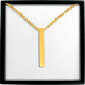 Collier maille cubaine barre 3D