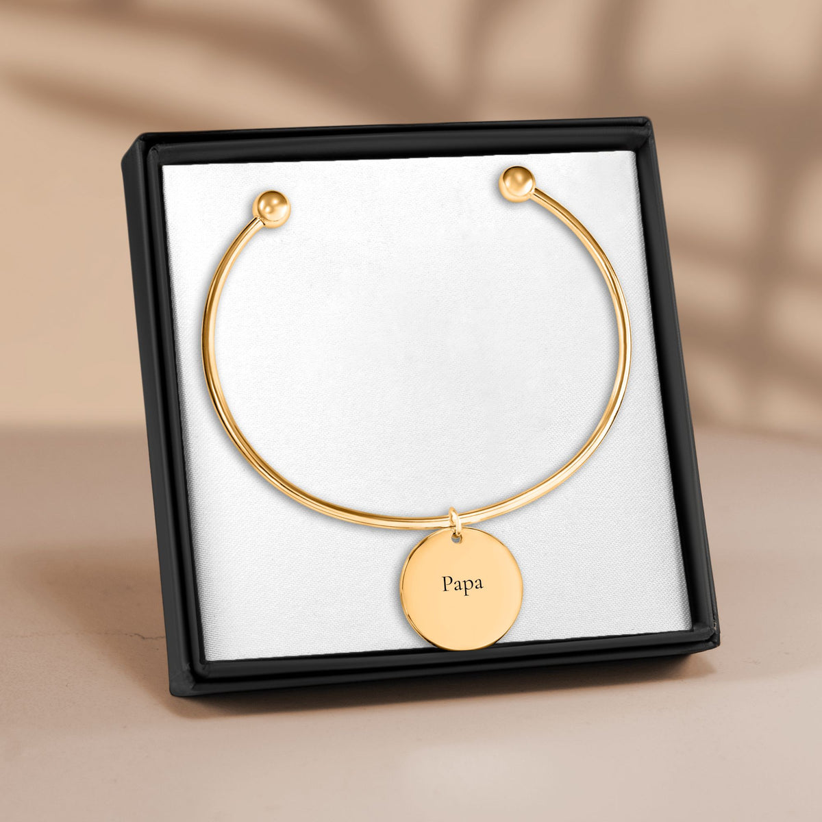 Bracelet jonc gravé