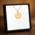 Médaille ronde gravée